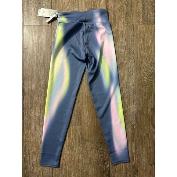 Adidas Girls 14 Multicolored Leggings NWT, Aeroready, Slim Fit - Picture 1 of 4